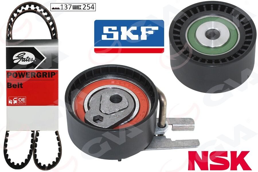 EKSANTRİK GERGİ KİTİ P206-P207-P307-P308-P407-P3008-EXPERT-PARTNER-BERLINGO-JUMPY-C2-C3-C4-C5- XSARA -FOCUS II-FIESTA V-VI VOLVO S40-C30-V50-FIAT SCUDO EURO4 1.6 HDI-TDCİ