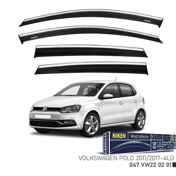 KROMLU CAM RÜZGARLIĞI VW POLO 2011-2017 4LÜ