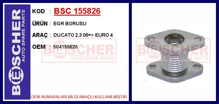 EGR BORUSU DUCATO 2.3 06 > EURO 4