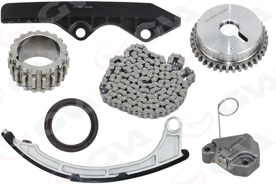 EKSANTRİK ZİNCİR SETİ NISSAN MICRA 1.2L 1.4L CR12DE CR14DE K12 02-10 / NOTE 1.4L CR14DE E11 06-12  13028AX001-13070BX000-13085BX000