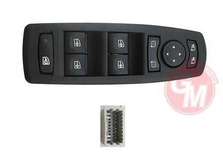 CAM AÇMA ANAHTARI KUMANDA GRUBU RENAULT LAGUA III-MEGANE III HACBACK GRANDTOUR KATLANIR AYNALI ARA ÇLAR İÇİN TEK SOKET