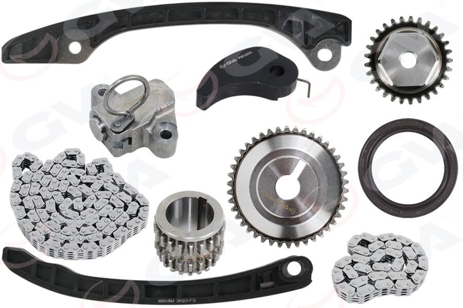 EKSANTRİK ZİNCİR SETİ NISSAN JUKE 1.6L HR16DE 4 enjektörlü F15E 06-> / NOTE 1.6L HR16DE 06-> / QASHQ AI 1.6L HR16DE J10 06-13  13028ED000-15041ED000-13070ED000
