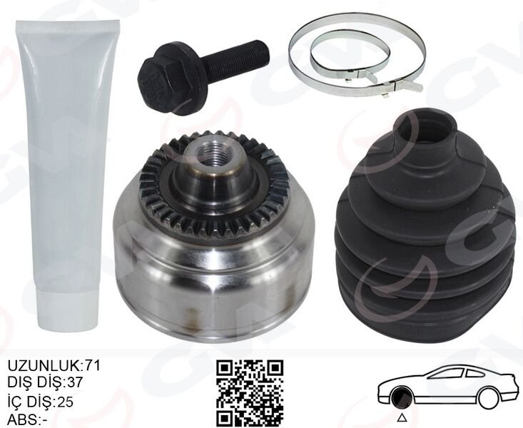 AKS KAFASI DIŞ SAĞ/SOL BMW F10 F12 F13 F06 xDrıve 71MM