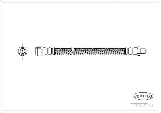 FREN HORTUMU ARKA MERCEDES S-CLASS W220 98>05  A2204200148