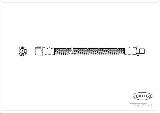 FREN HORTUMU ARKA MERCEDES S-CLASS W220 98>05  A2204200148
