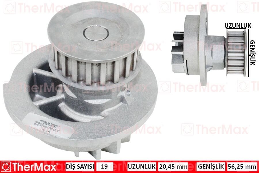 TERMOSTAT BOŞ M131 1600 74>92 YENİ GÖVDE İŞLENMİŞ
