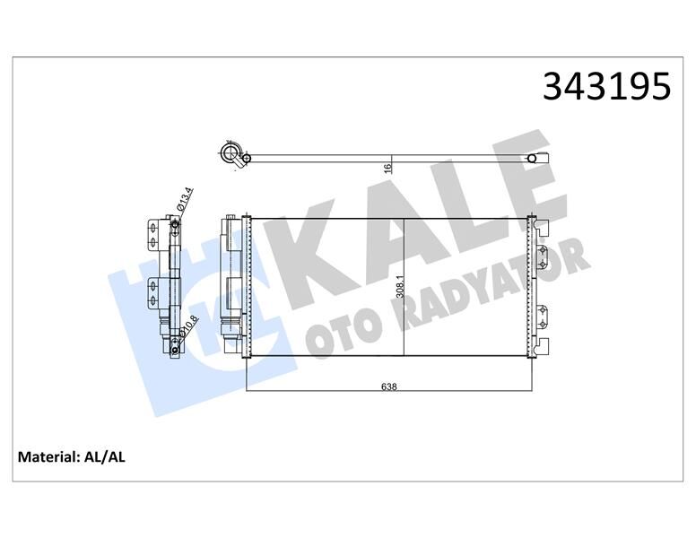 KLIMA RADYATORU 18 K4F - 20 T2N - 25 K4F FREELANDER I L314 98>06