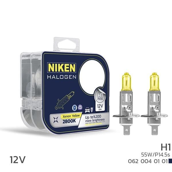 NIKEN 12V H1 55W SARI IŞIK AMPUL P14.5s 2800K  UNIVERSAL