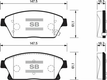 ÖN FREN BALATA OPEL ASTRA J 10-> / MOKKA 13-> / ZAFIRA C 11-> / CHEVROLET CRUZE 1.6L J300 09-> / TRAX 1.4L 1.6L 11-> 16 İNÇ 300mm