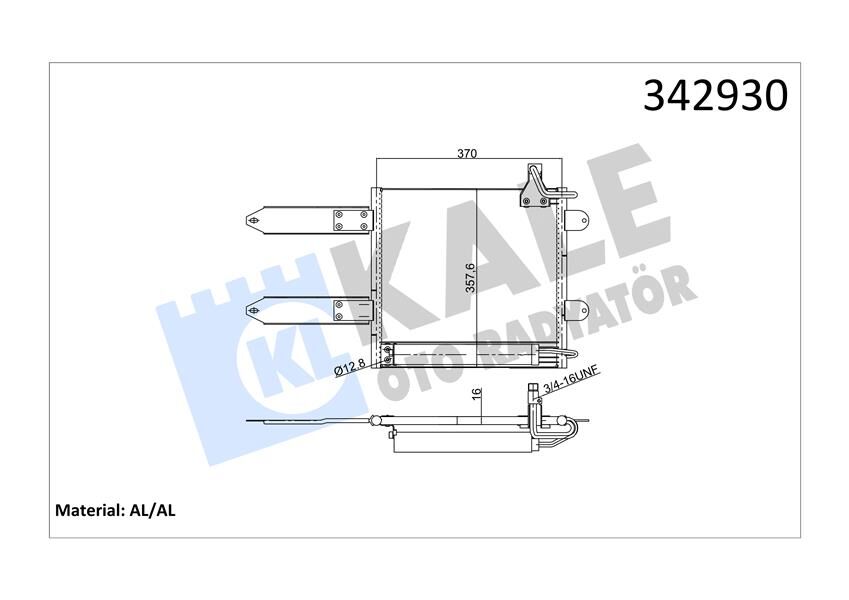 KLİMA KONDENSERİ VW POLO-LUPO-SEAT AROSA VARİANT AL-AL  6X0820411A-6X0820413A