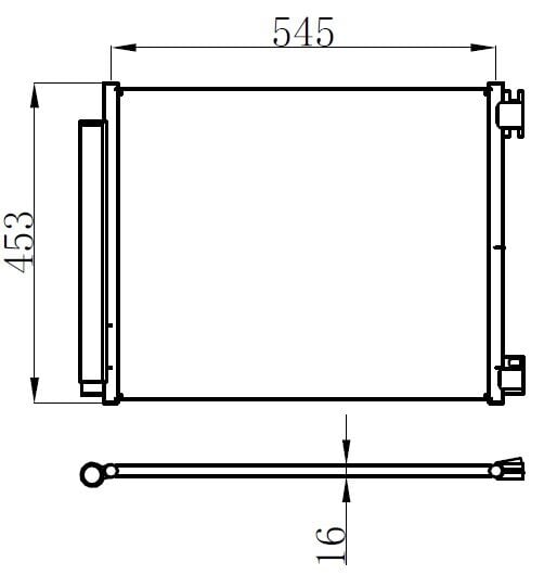 KLİMA RADYATÖRÜ KONDENSERİ RENAULT MEGANE IV 15> TALISMAN 15> GRAND SC NIC IV 16> 1.2TCe 1.3 TCe 1.5dCi 1.6Sce 1.6dCi AC MEK. ATOM. AL BRZ