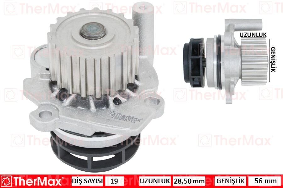 DEVİRDAİM SU POMPASI HYUNDAI İ30 1.4L G4FA 07-> / KIA CEED 1.4L 1.6L G4FA G4FJ GDI 10-> / CERATO 1. 6L G4FC 09-12 / RIO 1.4L G4FA 09->