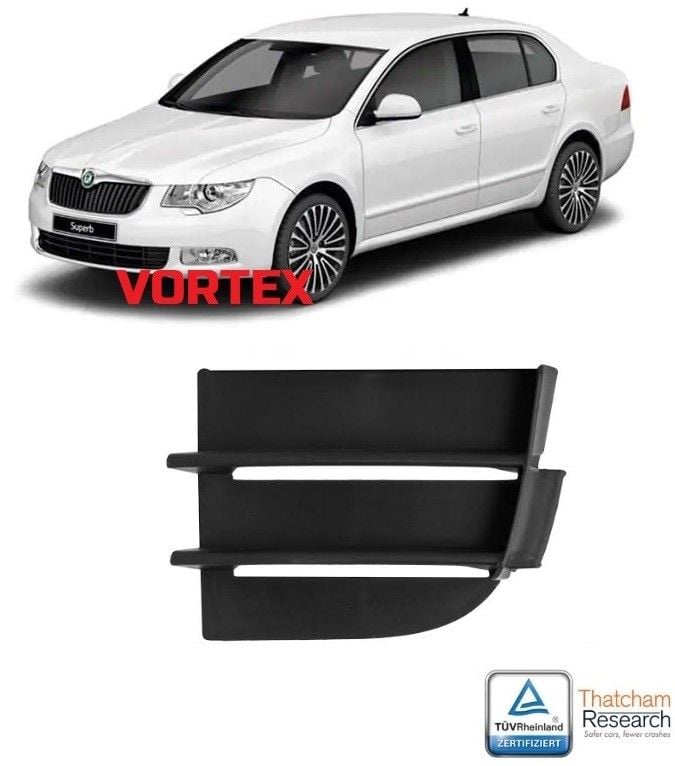 SKODA - ÖN TAMPON IZGARA SOL SUPERB 2008- - 3T0853665