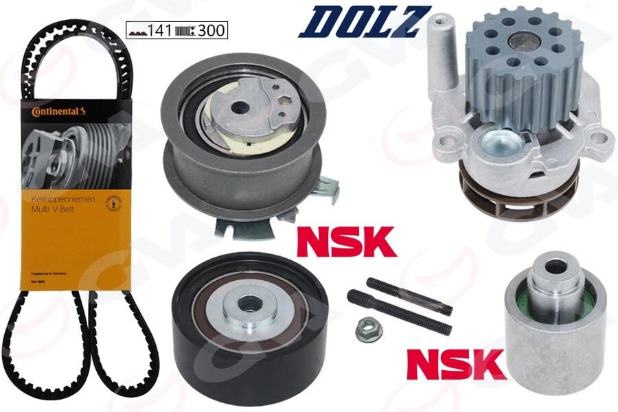 DEVİRDAİMLİ EKSANTRİK GERGİ KİTİ PASSAT-JETTA-GOLF5-OCTAVIA-A3-A6 2.0TDI 07-11 BKP-BKD-BRE-BLB