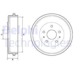 FREN KAMPANASI ARKA FORD B-MAX 12> TOURNEO-TRANSİT COURİER 14>24 Dış: 271mm/ iç: 228mm  1752037-1763131-1833868-EY161126AA