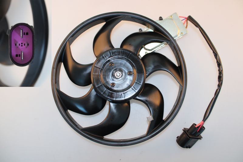 FAN MOTORU SOL TOUAREG Q7 CAYENNE BKS BUN BUG CASA CJGD CLZB 2.5 TDİ 3.0 TDİ (KONTROL ÜNİTELİ ve KABLOLU)