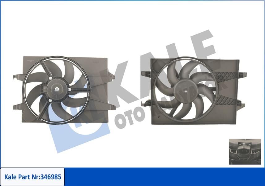 FAN MOTORU DAVLUMBAZLI FIESTA V 01>06 FUSION 01>12 1.6 16V MAZDA II MAZDA III