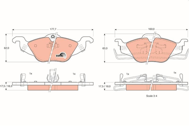 ÖN FREN AYNASI INSIGNIA B 16 INÇ 18> ASTRA J 09 > ZAFIRA C 11 > CRUZE 09 > 300x26x5DLxHAVALI 13502051  569076-569070-13502052-95527031
