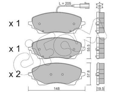 ARKA FREN BALATASI FIAT DUCATO-JUMPER-BOXER-MOVANO 21 > 2.2D MTJ