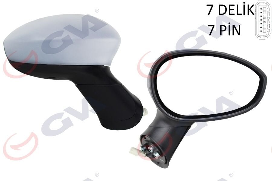 DIŞ DİKİZ AYNASI SAĞ GRANDE PUNTO 06>LINEA 07> ELEKTRİKLİ ISITMALI ASTARLI KONVEKS 7 FİŞ VM-6156EHPSR