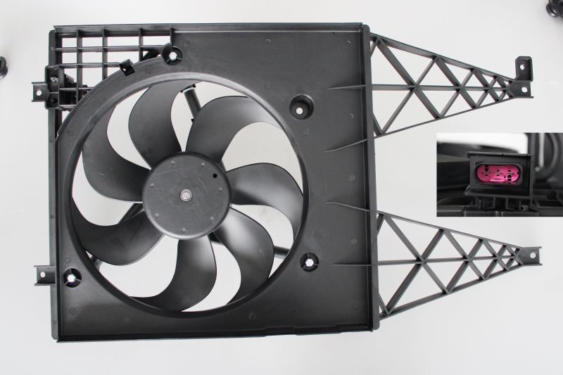 FAN MOTORU DAVLUMBAZLI GOLF IV 1.4İ 1.6İ BORA SEAT SKODA 03> (REZİSTANSLI ve KABLOLU)