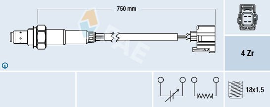 OKSIJEN SENSORU KAT. SONRASI MERCEDES W204 S204 C204 W212 S212 C207 A207 R172  A0065422218