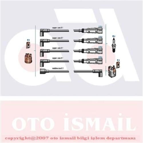 BUJİ KABLO TK CLIO 1.2 E5F-E7F 90 -CLIO 1.4 1.4 ie 95  7700273826-820050697