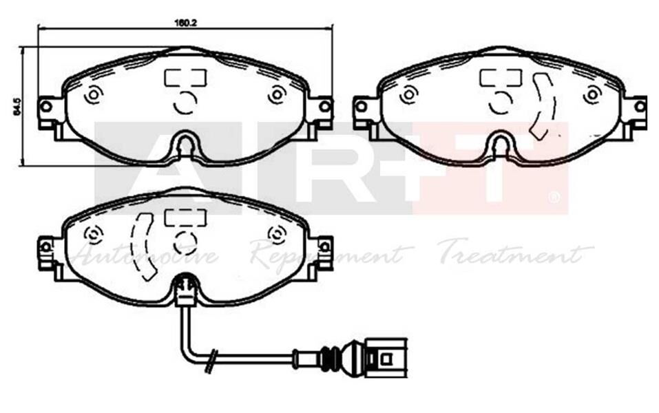 ARKA BALATA FOCUS II CMAX 03> CONNECT 02> LAGUNA III 07> OPEL VECTRA C 02> SIGNUM 03> CITROEN C5 08> PEUGEOT P508 10>18 1647875980-4254.A8  3M512M008AC-440601689R-93192623