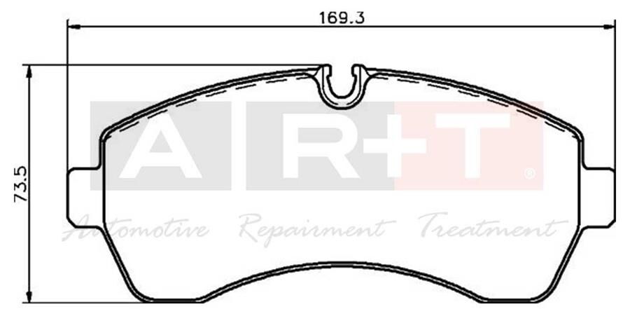 ON FREN BALATASI TRANSIT V348 06>14 A.CEKER 11 /> VW AMAROK 2.0TDI 10> FİŞLİ