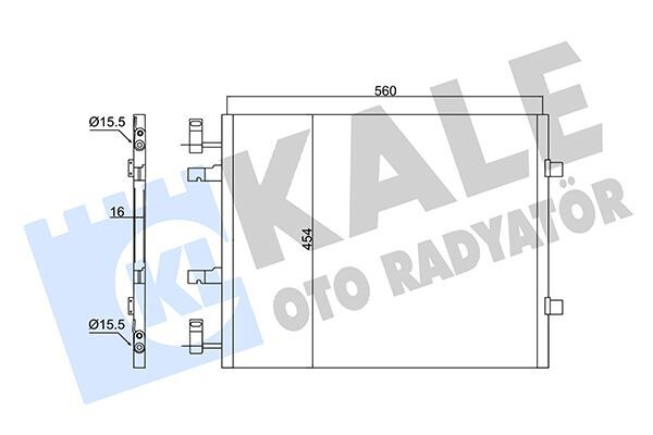 KLİMA RADYATÖRÜ KONDENSER TRAFIC II 01> OPEL VİVARO 1.9 DTİ 2.0 CDTİ  4417650-93854159-8200411148