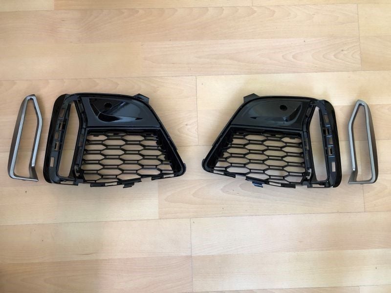 BMW - ÖN TAMPON IZGARA SETİ (PIANO BLACK) G20 2019- - 