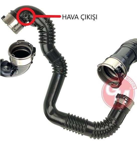 TURBO HORTUMU RENAULT KOLEOS II HC 1.6 dCi 130 - NİSSAN X-TRAIL III T32 . T32R. T32RR 1.6 dCi A LL MODE 4x4-i NT32  144604BE2C-144604BE2B