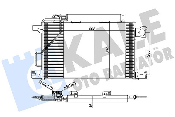 KLIMA RADYATORU MERCEDES W203 CL203 S203 C209 A209