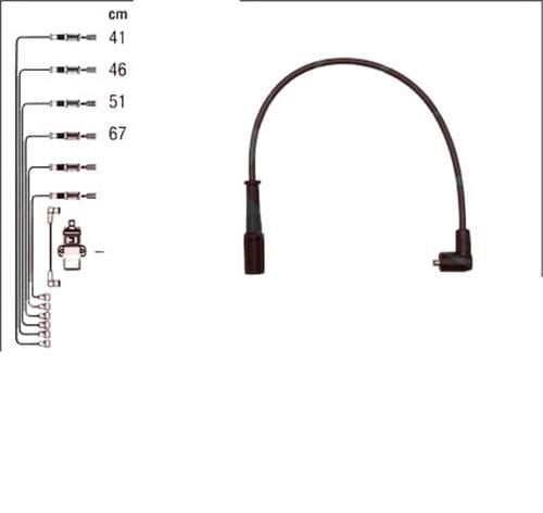 BUJİ KABLOSU PALIO-PALIO WEEKEND-SIENA 1.4İe 8V EL KARBÜRATÖRLÜ