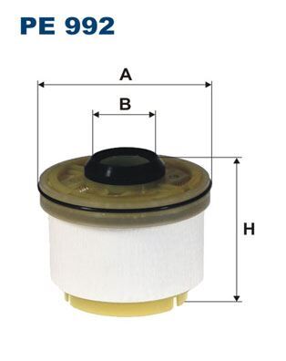 YAKIT FİLTRESİ TOYOTA HILUX VIGO 2.5L 2KDFTV KUN15 KUN25 05-15 3.0L 1KD-FTV KUN26 05-14 / ISUZU D-MA X 2.5L Euro5 12-> / MITSUBISHI L200 2.4L 4N15 KL2T euro5 15->