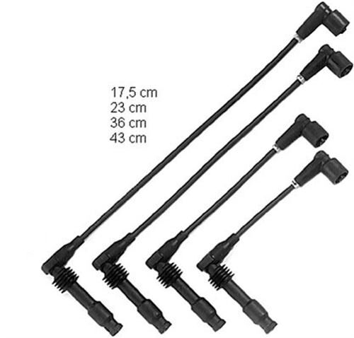 BUJİ KABLO TAKIMI ASTRA G-VECTRA B-ASTRA F-VECTRA A 1.8-2.0 16V ECOTECH-ENJEKSİYONLU  1612598-90487571