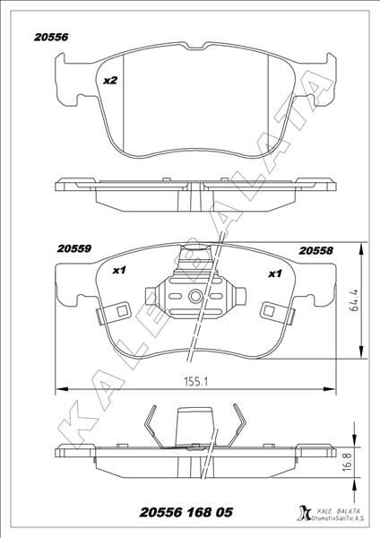 ÖN BALATA FOCUS IV 2018 > KUGA 2019 > PUMA 2020 >