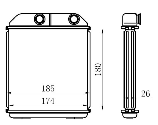 KALORİFER RDAYATÖRÜ BRAZİNG L200 180x174x26