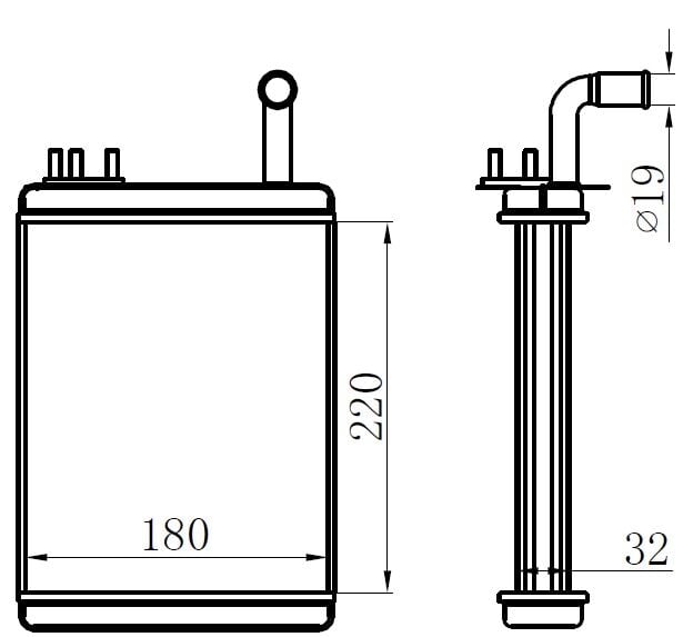 KALORİFER RADYATÖRÜ BRAZİNG PALIO 233x195x32