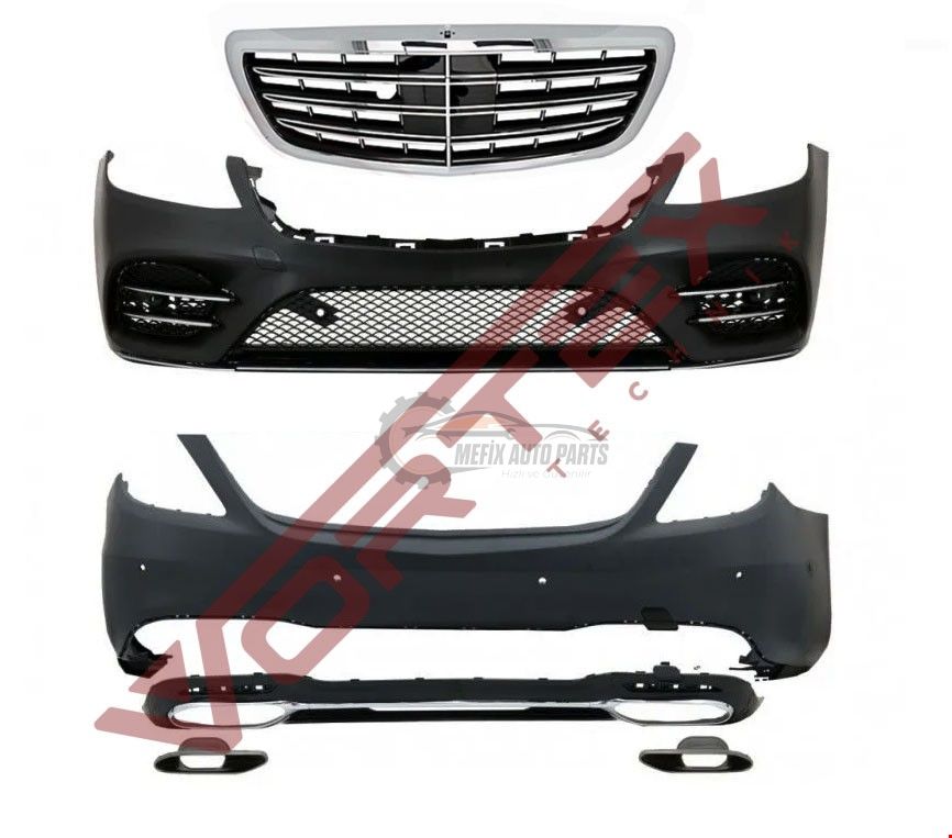 MERCEDES - S400 AMG BODY KİT (RADAR OKUYAN TİP) W222 2018- - 2228856100 + 2228851901