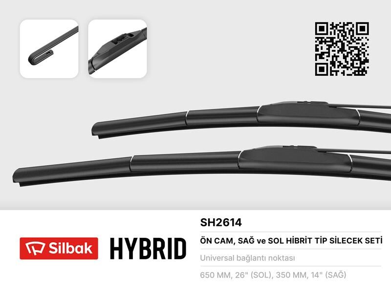 SİLECEK SÜPÜRGESİ HYBRID TİPİ 700mm ÜNİVERSAL