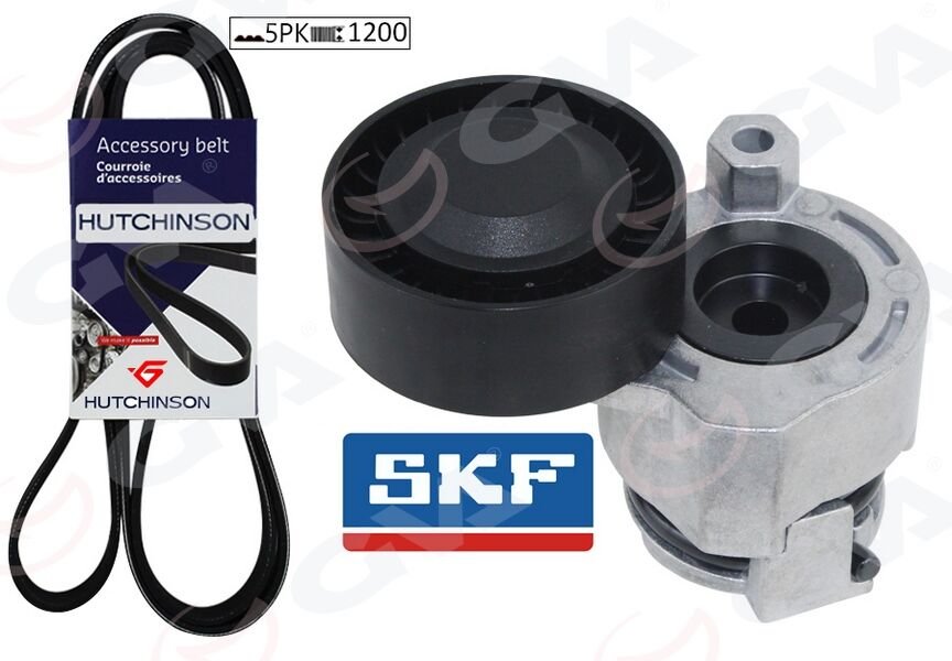 ALTERNATÖR GERGİ KİTİ KÜTÜKLÜ CLIO II - MEGANE II 1.4-1.6 16V-1.5 DCİ - MODUS AC K015PK1200  8200034396-8200850092-11720BN701