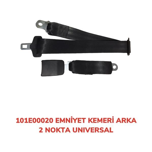 EMNİYET KEMERİ ARKA 2 NOKTA STATİK UNIVERSAL  101E00020