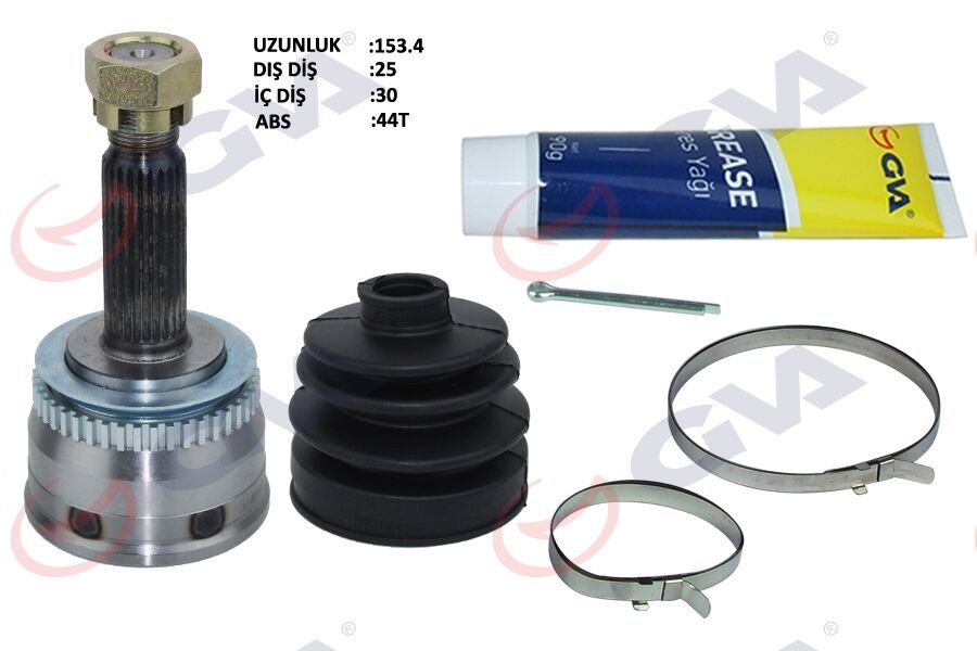 AKS KAFASI DIŞ HYUNDAI ELANTRA 1.6L G4ED Benzinli 16v Otomatik vites 01-06 ABS li 25x30x50 - ABS 44 diş  495002D112-495002D113