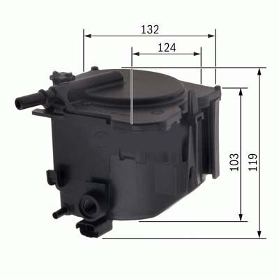 YAKIT FİLTRESİ PARTNER-206-207-307-308-407-BERLINGO-C2-C3-C4-C5-FIESTA-FOCUS-C-MAX-TEPEE 1.6HDI  1254391-1458065-1901.81-1901.95