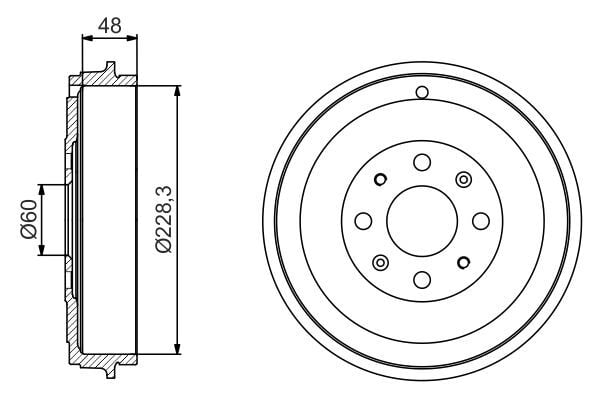ARKA KAMPANA CORSA D 07> CORSA E 14> ADAM 13> PUNTO-GRANDE PUNTO 05> 274x228x61x48x4DL 14 İNÇ 51901444-51901443-55703043