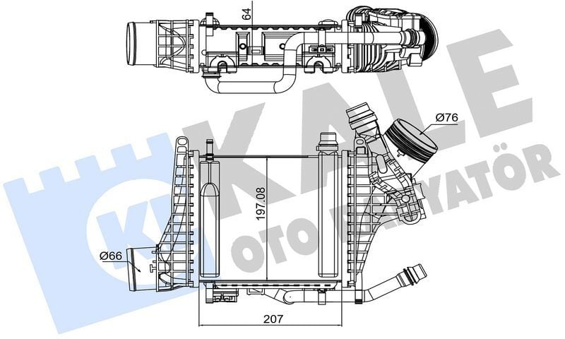 TURBOSARJ RADYATORU MERCEDES M264 W205 S205 C205 A205 C257 W213 S213 C238 A238 X253 C253