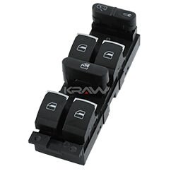 CAM AÇMA DĞÜMESİ SOL KROM KIRMIZI IŞIK BORA 98>05 GOLFIV 97>06 PASSAT 96>00