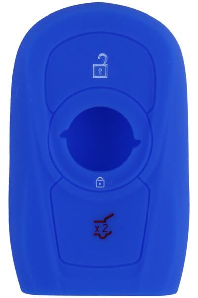 KONTAK ANAHTAR KUMANDA KORUYUCU KILIF SİLİKON 3 TUŞ MAVİ OPEL ASTRA K  HMA091-M