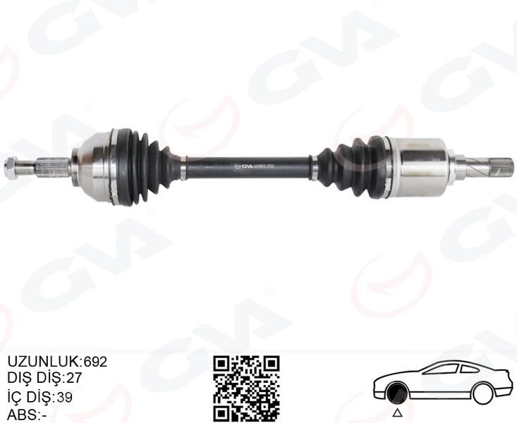 ÖN AKS SOL RENAULT TRAFIC II 01>14 2.0dCi OPEL VİVARO 01>14 2.0CDTI